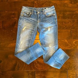 Distressed Miss Mean Jeans